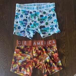 American Eagle Outfitters Floral and Sunburst Boxer Briefs adult small. 2 for 15